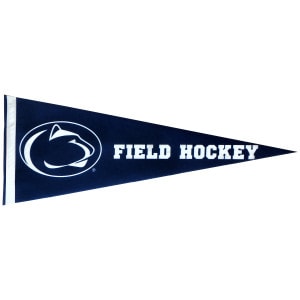 Penn State athletic logo field hockey pennant image